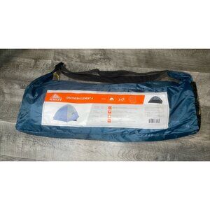 Kelty Discovery Element 4 Tent: 4-Person 3-Season Iceberg Green/Agean Blue